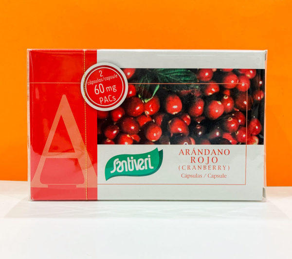 Capsule - mirtillo rosso - Santiveri | Erboristeria Erbainfusa Como | Shop Online