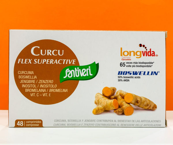 Compresse - curcuflex superactive - Santiveri | Erboristeria Erbainfusa Como | Shop Online