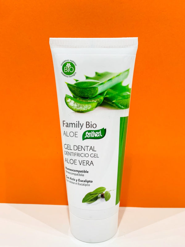 Dentifricio - aloe vera - Santiveri | Erboristeria Erbainfusa Como | Shop Online