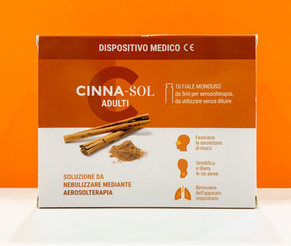 Fiale aerosol - cinnasol adulti - Santiveri | Erboristeria Erbainfusa Como | Shop Online