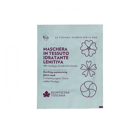 Maschera in tessuto idratante lenitiva - Biofficina Toscana | Erboristeria Erbainfusa Como | Shop Online