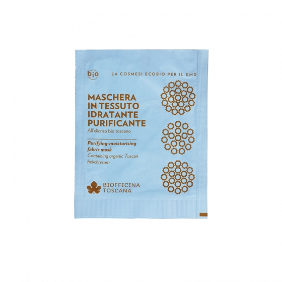 Maschera in tessuto idratante purificante - Biofficina Toscana | Erboristeria Erbainfusa Como | Shop Online