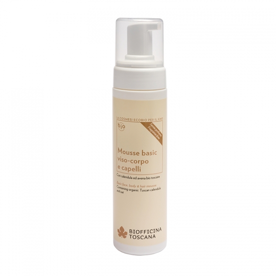 Mousse viso corpo e capelli - basic - Biofficina Toscana | Erboristeria Erbainfusa Como | Shop Online