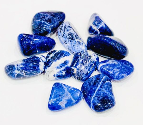 Burattati - sodalite - Cristalli del benessere | Erboristeria Erbainfusa Como | Shop Online