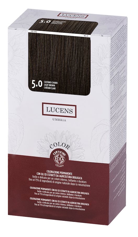 Colore naturale capelli - 5.0 castano chiaro - Lucens Umbria | Erboristeria Erbainfusa Como | Shop Online