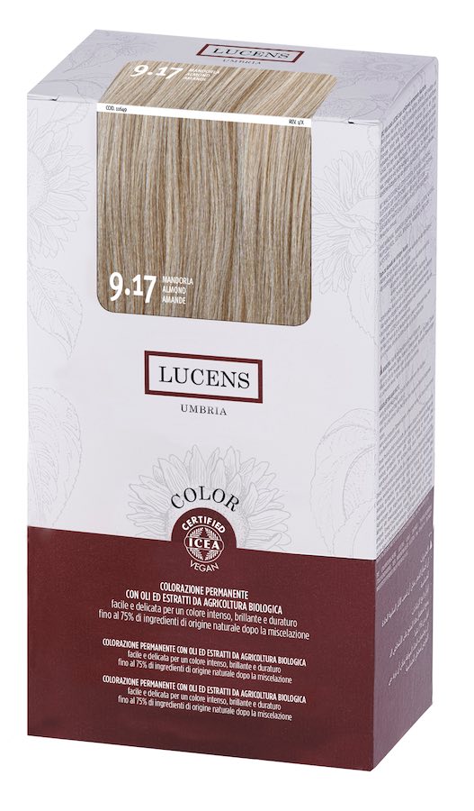 Colore naturale capelli - 9.17 mandorla - Lucens Umbria | Erboristeria Erbainfusa Como | Shop Online