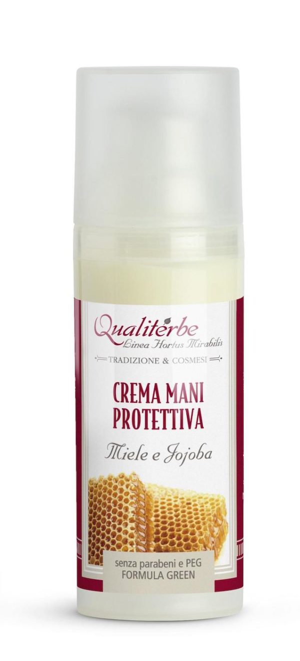 Crema mani - Protettiva al miele e jojoba - Qualiterbe | Erboristeria Erbainfusa Como | Shop Online