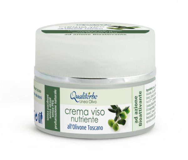 Crema viso nutriente all'olivone toscano - Qualiterbe | Erboristeria Erbainfusa Como | Shop Online
