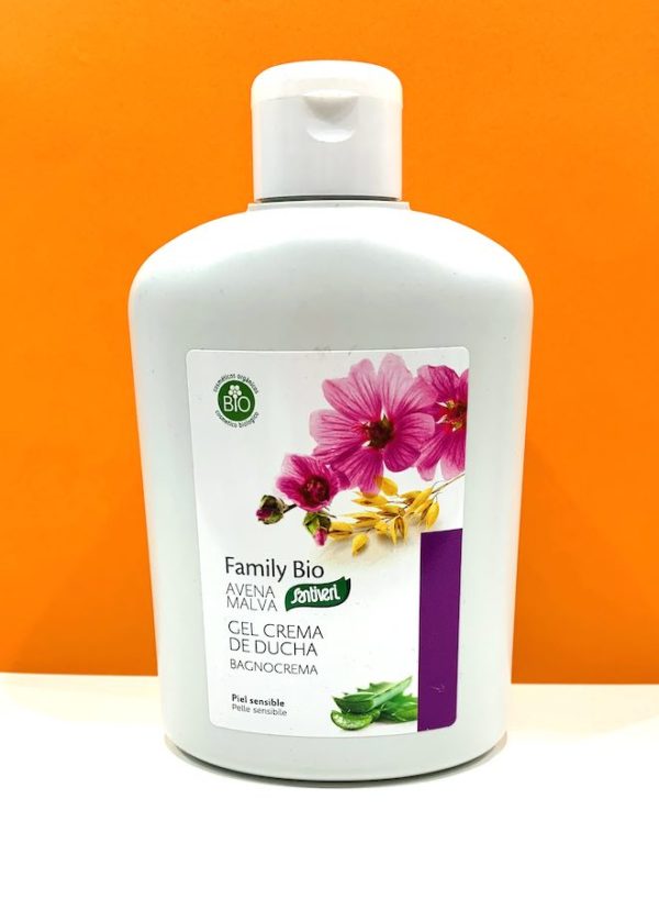 Gel doccia avena malva - Santiveri | Erboristeria Erbainfusa Como | Shop Online