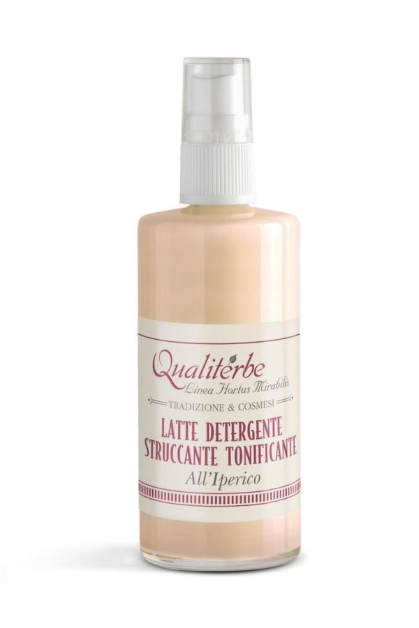 Latte detergente - struccante tonificante all'iperico - Qualiterbe | Erboristeria Erbainfusa Como | Shop Online