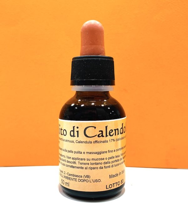 Oleolito di calendula 50 ml - Nonna Ortica | Erboristeria Erbainfusa Como | Shop Online