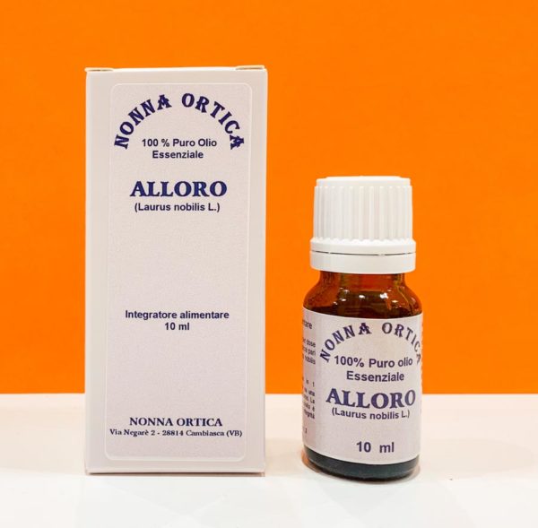 Olio essenziale - alloro - Nonna Ortica | Erboristeria Erbainfusa Como | Shop Online