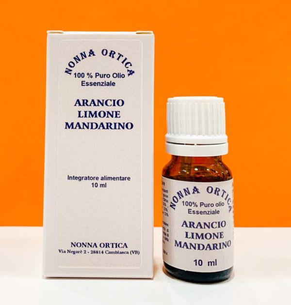 Olio essenziale - arancio limone mandarino - Nonna Ortica | Erboristeria Erbainfusa Como | Shop Online