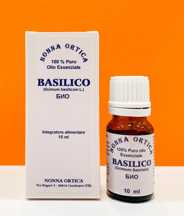 Olio essenziale - basilico - Nonna Ortica | Erboristeria Erbainfusa Como | Shop Online