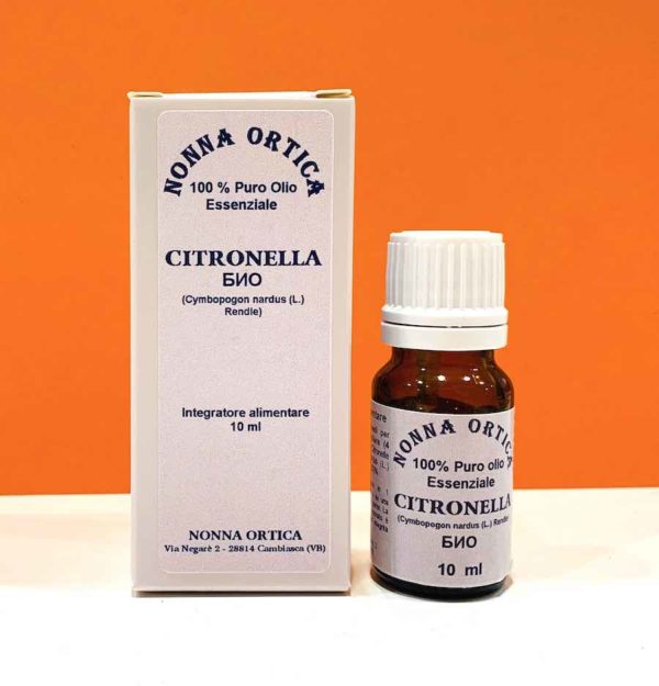Olio essenziale - citronella - Nonna Ortica | Erboristeria Erbainfusa Como | Shop Online