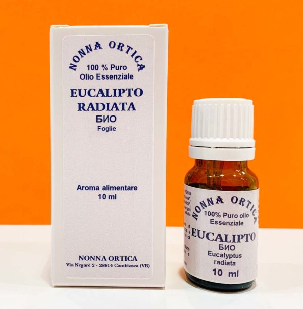 Olio essenziale - eucalipto radiata - Nonna Ortica | Erboristeria Erbainfusa Como | Shop Online
