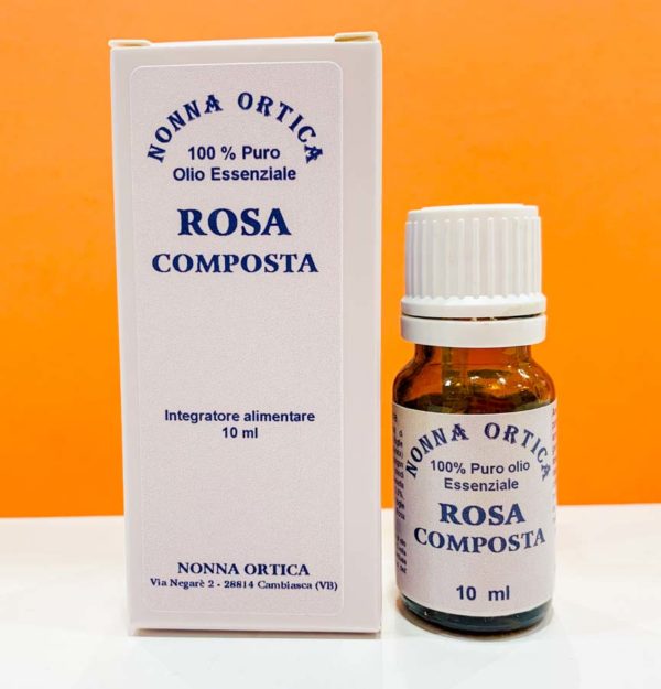 Olio essenziale - rosa composta - Nonna Ortica | Erboristeria Erbainfusa Como | Shop Online