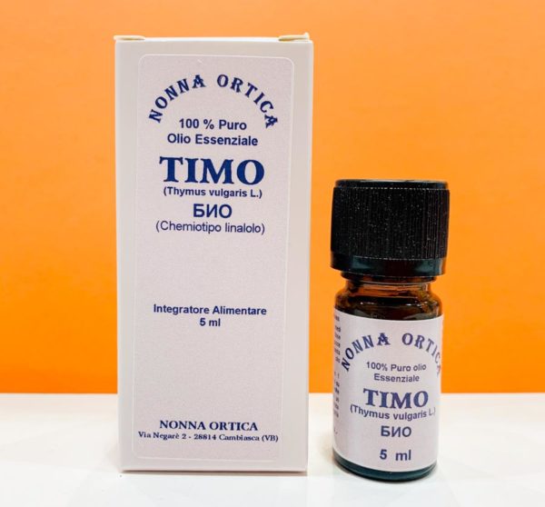 Olio essenziale - timo vulgaris linalolo - Nonna Ortica | Erboristeria Erbainfusa Como | Shop Online