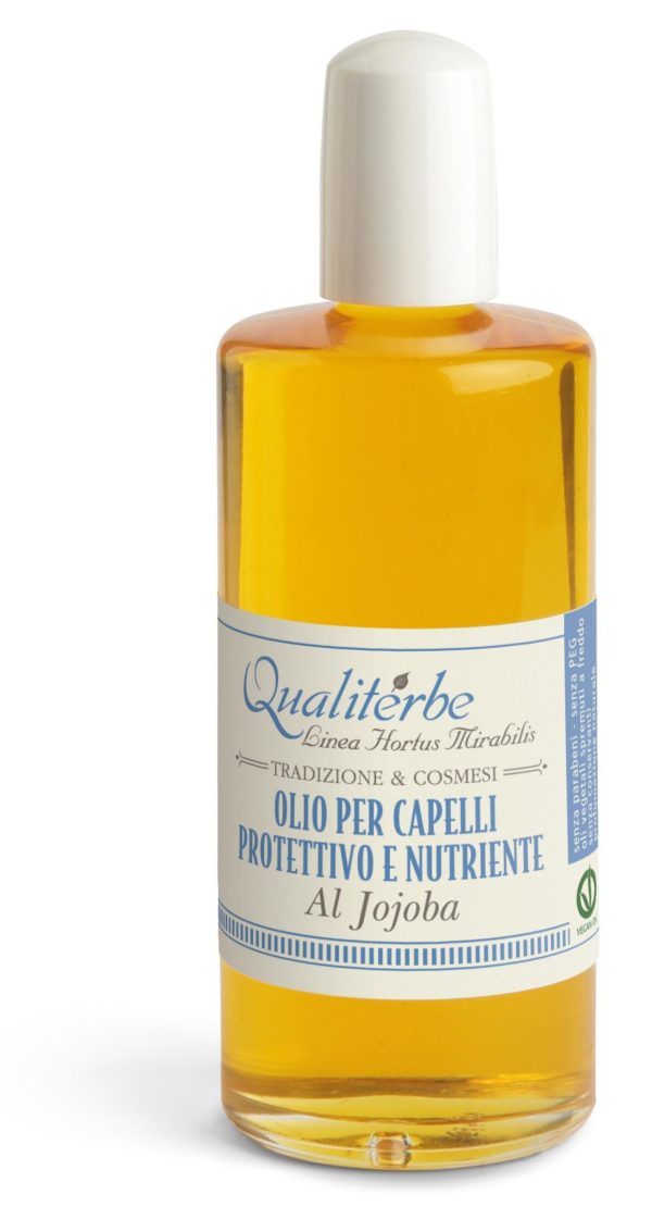 Olio per capelli protettivo e nutriente al jojoba - Qualiterbe | Erboristeria Erbainfusa Como | Shop Online