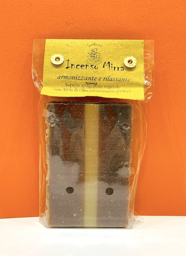 Sapone vegetale - incenso e mirra - Lunaroma | Erboristeria Erbainfusa Como | Shop Online