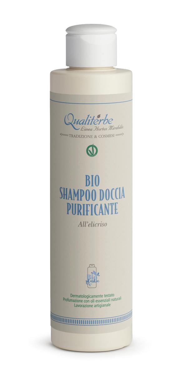 Bio Shampoo doccia purificante all'elicriso - Qualiterbe | Erboristeria Erbainfusa Como | Shop Online