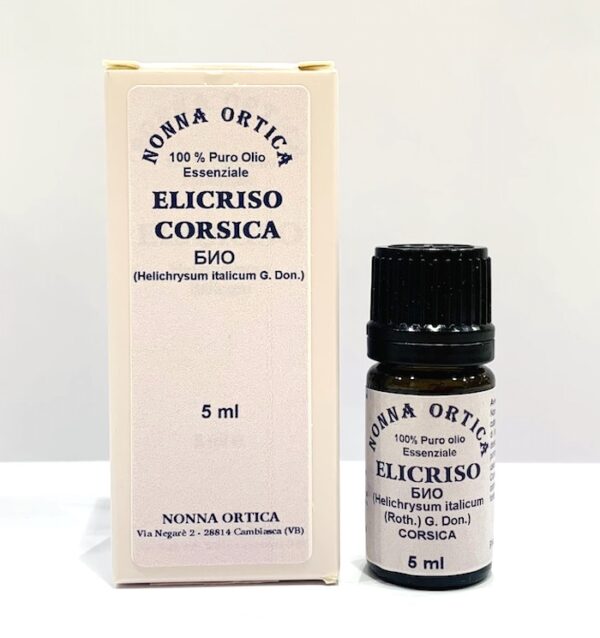 Olio essenziale - Elicriso Corsica - Nonna Ortica | Erboristeria Erbainfusa Como | Shop Online