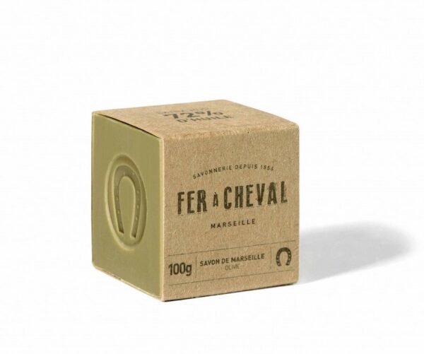 Sapone di Marsiglia solido cubo 100g - Fer a Cheval | Erboristeria Erbainfusa Como | Shop Online