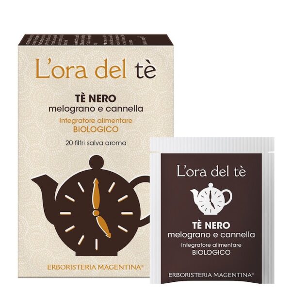 Tè Nero - Melograno e Cannella - Erboristeria Magentina | Erboristeria Erbainfusa Como | Shop Online