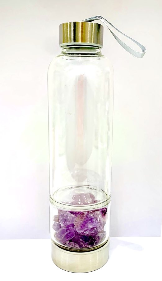 Bottiglia elisir - Ametista - Cristalli del benessere | Erboristeria Erbainfusa Como | Shop Online