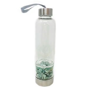 Bottiglia elisir - Avventurina Grezza - Cristalli del benessere | Erboristeria Erbainfusa Como | Shop Online
