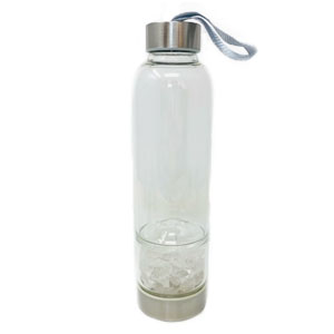 Bottiglia elisir - Quarzo ialino - Cristalli del benessere | Erboristeria Erbainfusa Como | Shop Online