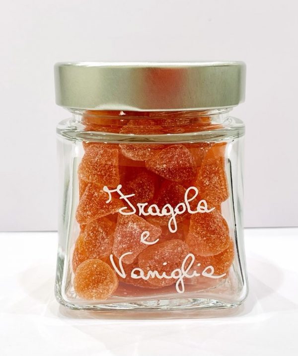 Caramelle morbide in vetro - fragola e vaniglia - Erbainfusa | Erboristeria Erbainfusa Como | Shop Online