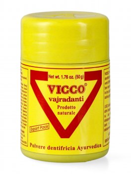 Dentifricio Ayurvedico polvere - Vicco | Erboristeria Erbainfusa Como | Shop Online