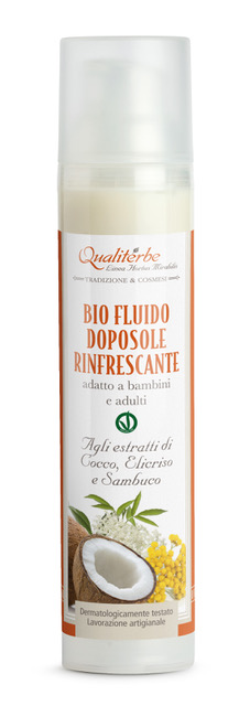 Bio fluido doposole rinfrescante - Qualiterbe | Erboristeria Erbainfusa Como | Shop Online