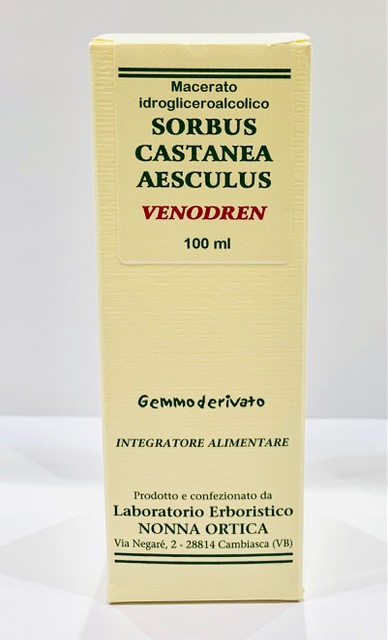 Gemmoderivato - Sorbus Castanea Aesculus - Venodren - Nonna Ortica | Erboristeria Erbainfusa Como | Shop Online