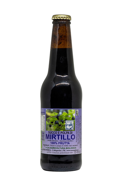 Succo e Polpa di Mirtillo - Sarandrea | Erboristeria Erbainfusa Como | Shop Online