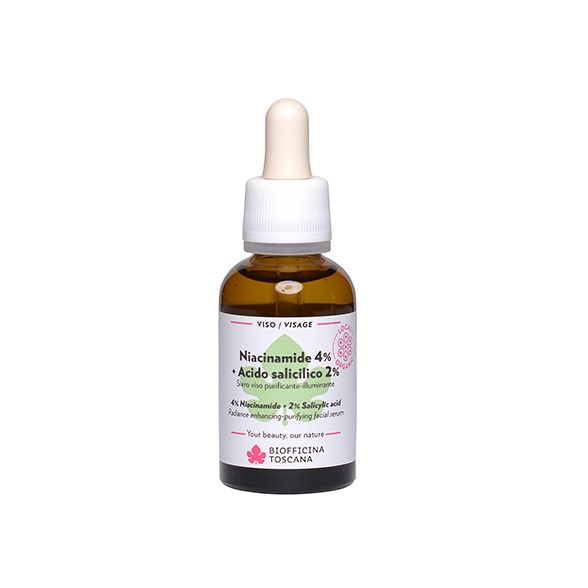 Niacinamide 4% + Acido Salicilico 2% - Biofficina Toscana | Erboristeria Erbainfusa Como | Shop Online