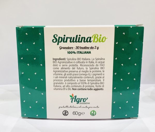 Spirulina Bio Granulare - AgroIniziative | Erboristeria Erbainfusa Como | Shop Online Media