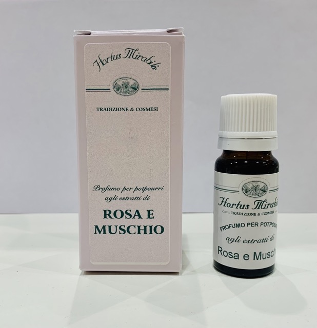 Olio essenziale Rosa e Muschio - Hortus Mirabilis | Erboristeria Erbainfusa Como | Shop Online