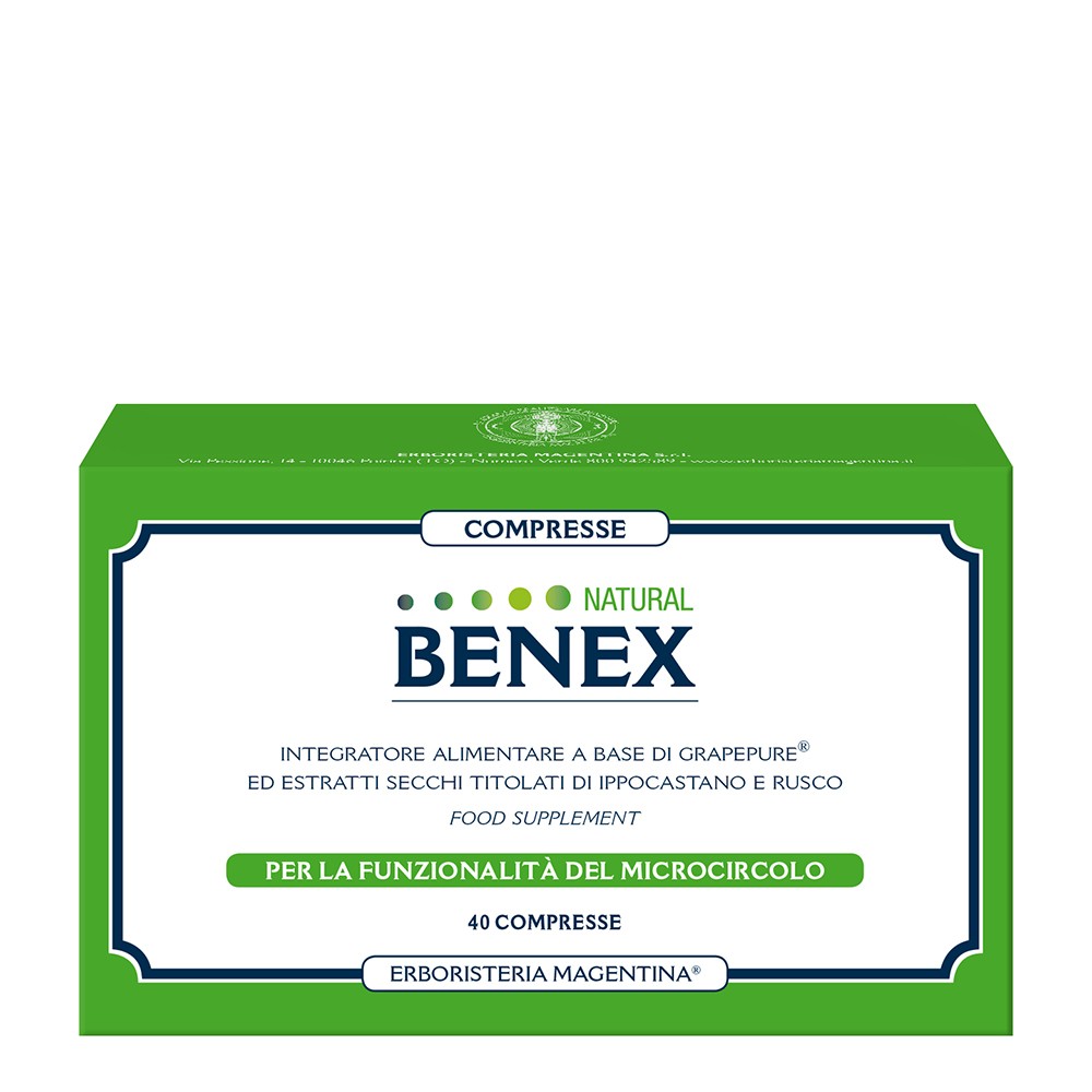 Compresse Natural Benex - Erboristeria Magentina | Erboristeria Erbainfusa Como | Shop Online