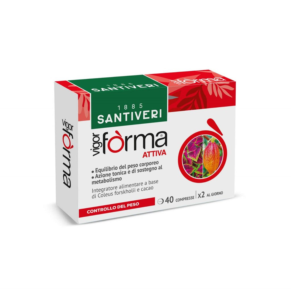 Vigor forma attiva compresse - Santiveri | Erboristeria Erbainfusa Como | Shop Online