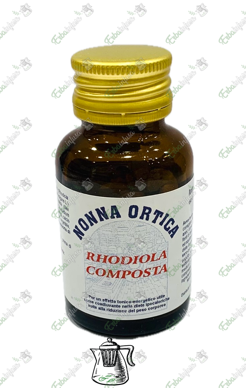 Rhodiola composta compresse - Nonna Ortica | Erboristeria Erbainfusa Como | Shop Online Rhodiola composta compresse - Nonna Ortica | Erboristeria Erbainfusa Como | Shop Online