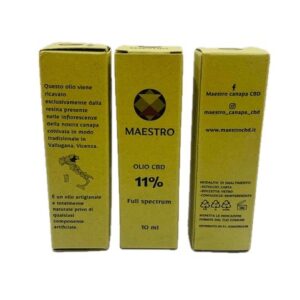 OLIO CBD 11% - Maestro CBD | Erboristeria Erbainfusa Como | Shop Online