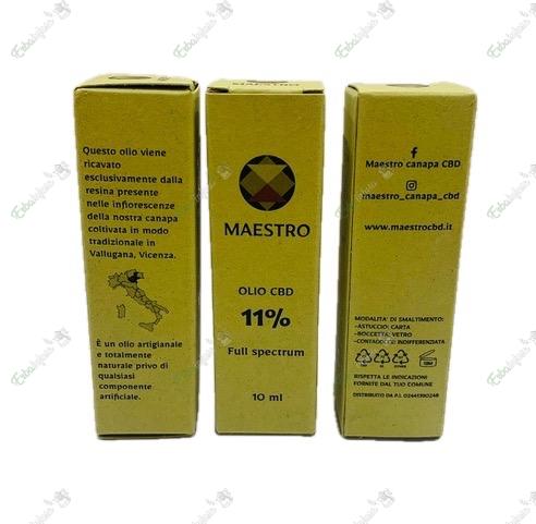 OLIO CBD 11% - Maestro CBD | Erboristeria Erbainfusa Como | Shop Online OLIO CBD 11% - Maestro CBD | Erboristeria Erbainfusa Como | Shop Online