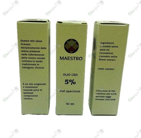 OLIO CBD 5% - Maestro CBD | Erboristeria Erbainfusa Como | Shop Online OLIO CBD 5% - Maestro CBD | Erboristeria Erbainfusa Como | Shop Online
